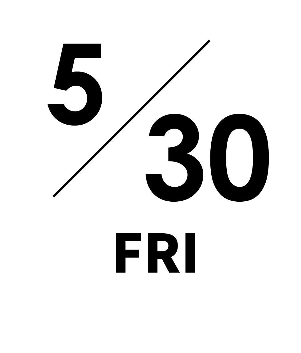 5月30日（金）