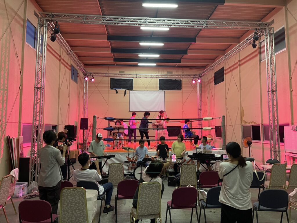 ハーモニアス楽団 の皆様が愛媛プロレス道場で練習を行いました!